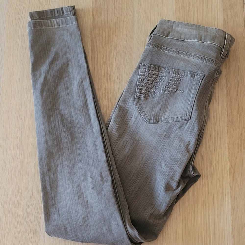 Maje Grey High Waisted Skinny Fitted Jeans